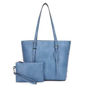 6598 Handbag Tote Bag PU Leather Large Shoulder Bag Top Handle Satchel